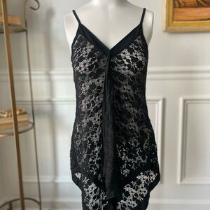 Alyssa Paris Black Lace Camisole